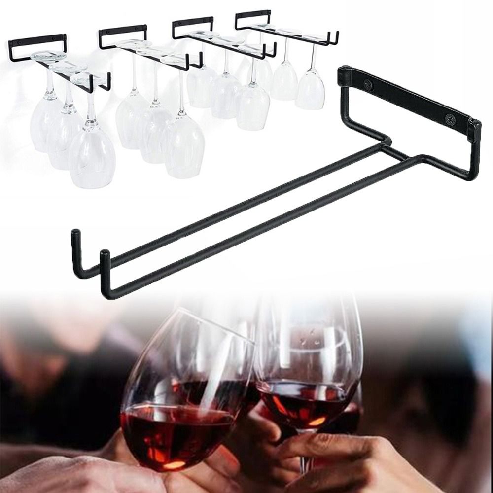Food Storage Shelving - 벽걸이 형 Stemware 홀더 주방 와인