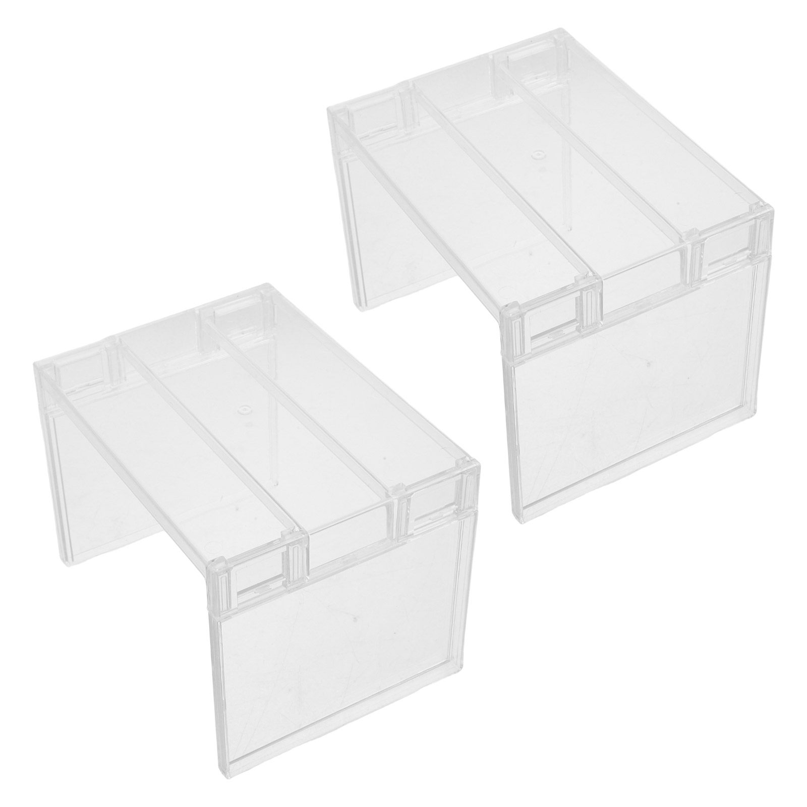 Food Storage Rack - 2개 세트 냉장고 정리 선반 투명