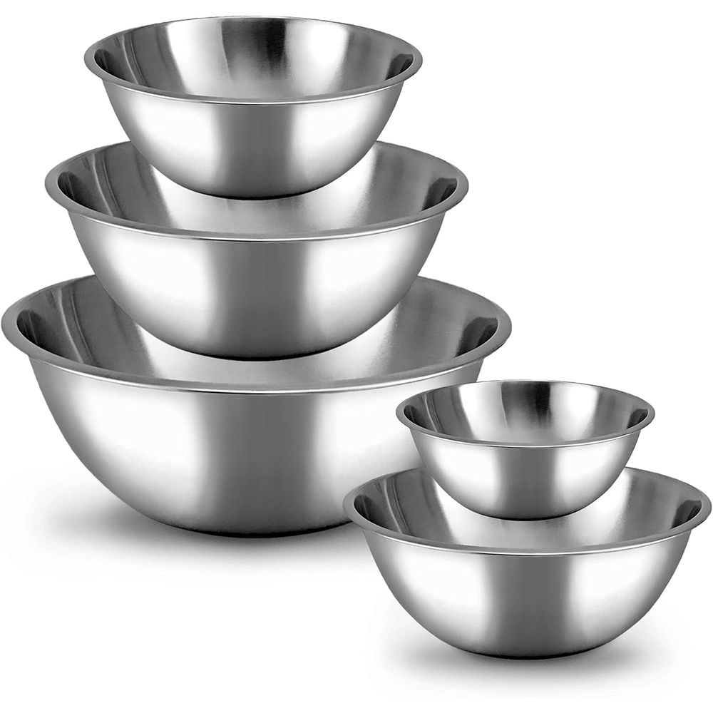Food Storage 4 Quart - 5종 믹싱볼 세트, 식사 준비 및