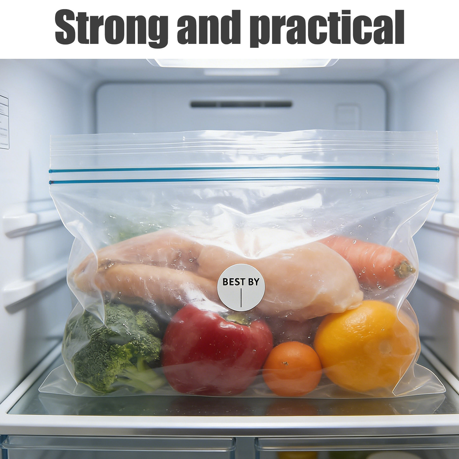 Food Storage Expiration Dates - 10매 식품 유통기한 라벨 고접착성 유통기한
