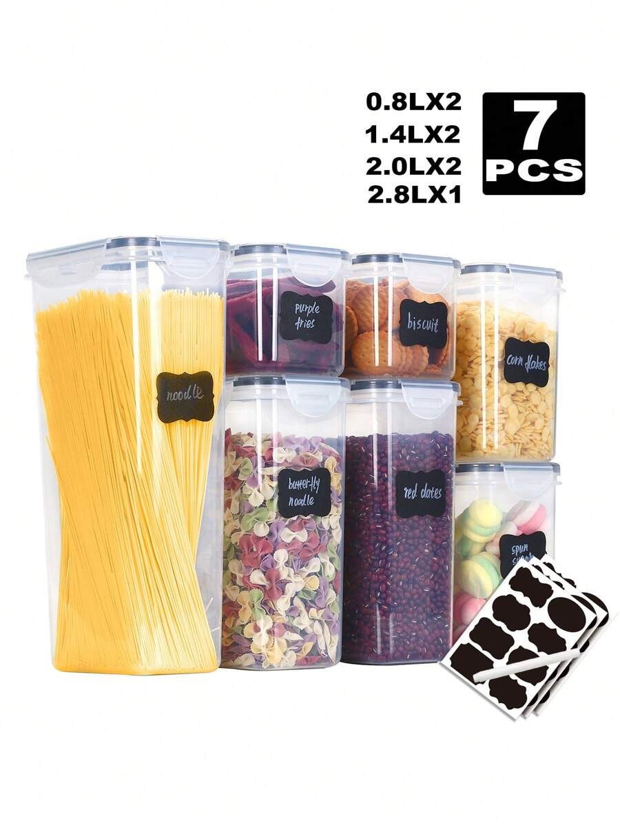 Food Storage Jar Labels - 1/3/5/7pcs 식품 저장 용기 라벨 용지