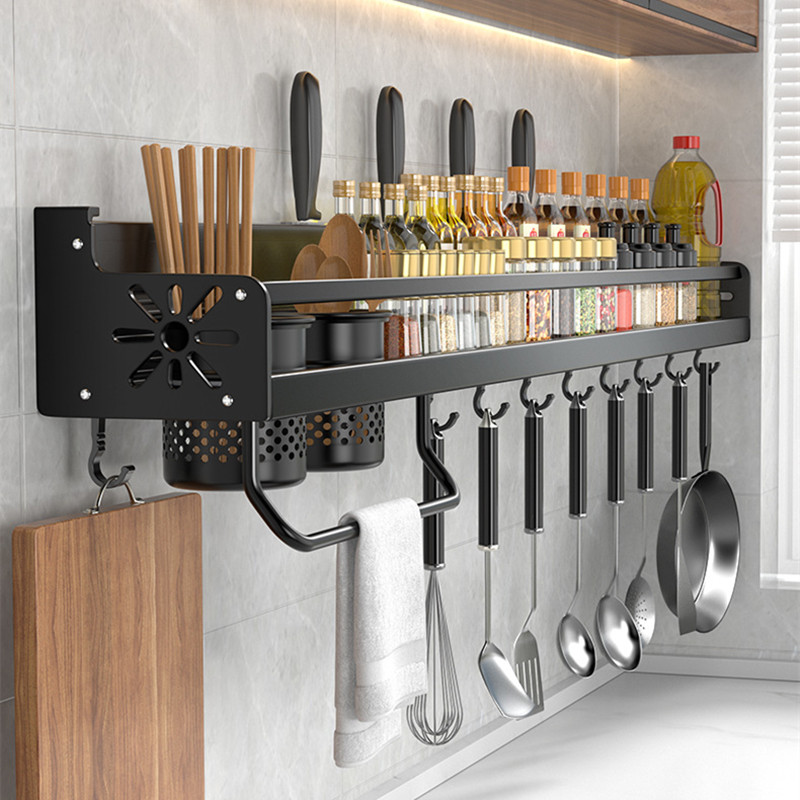 Food Storage Shelving - 주방 주최자 선반 벽걸이 형 향신료