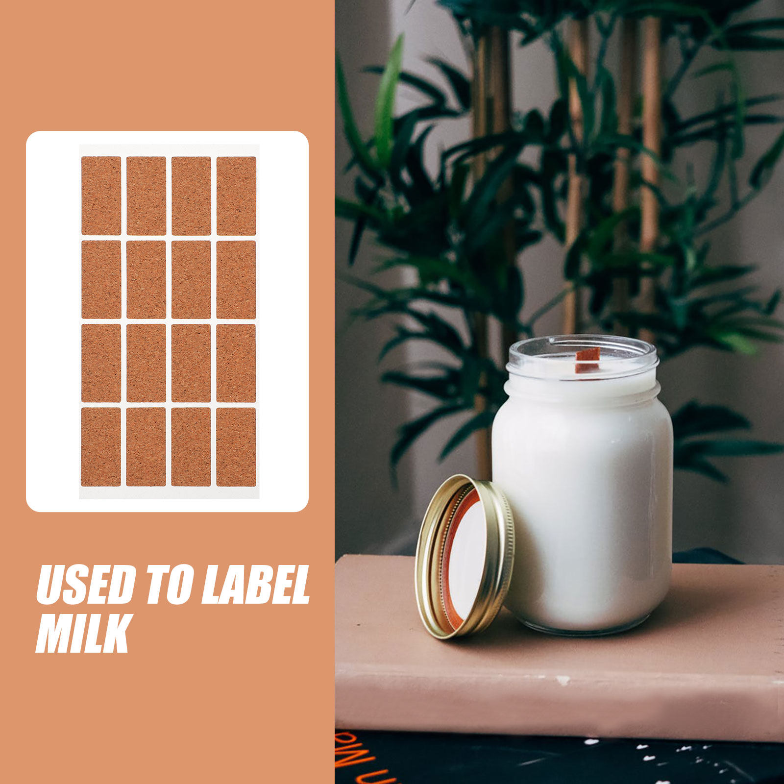 Food Storage Jar Labels - 48개 방수 식품 라벨 냉동고 보관