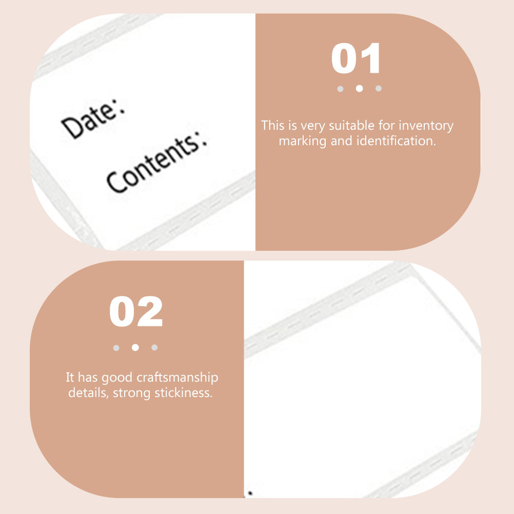 Food Storage Jar Labels - 1롤 전문 식품 라벨 스티커 -