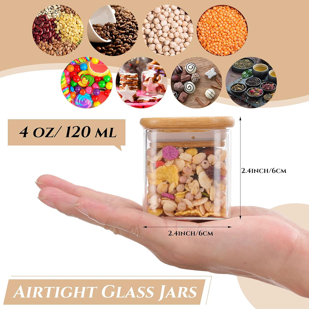 미니멀리스트 향신료 라벨이 있는 유리 항아리 세트, 사 - Food Storage Jar Labels 리뷰 및 가격