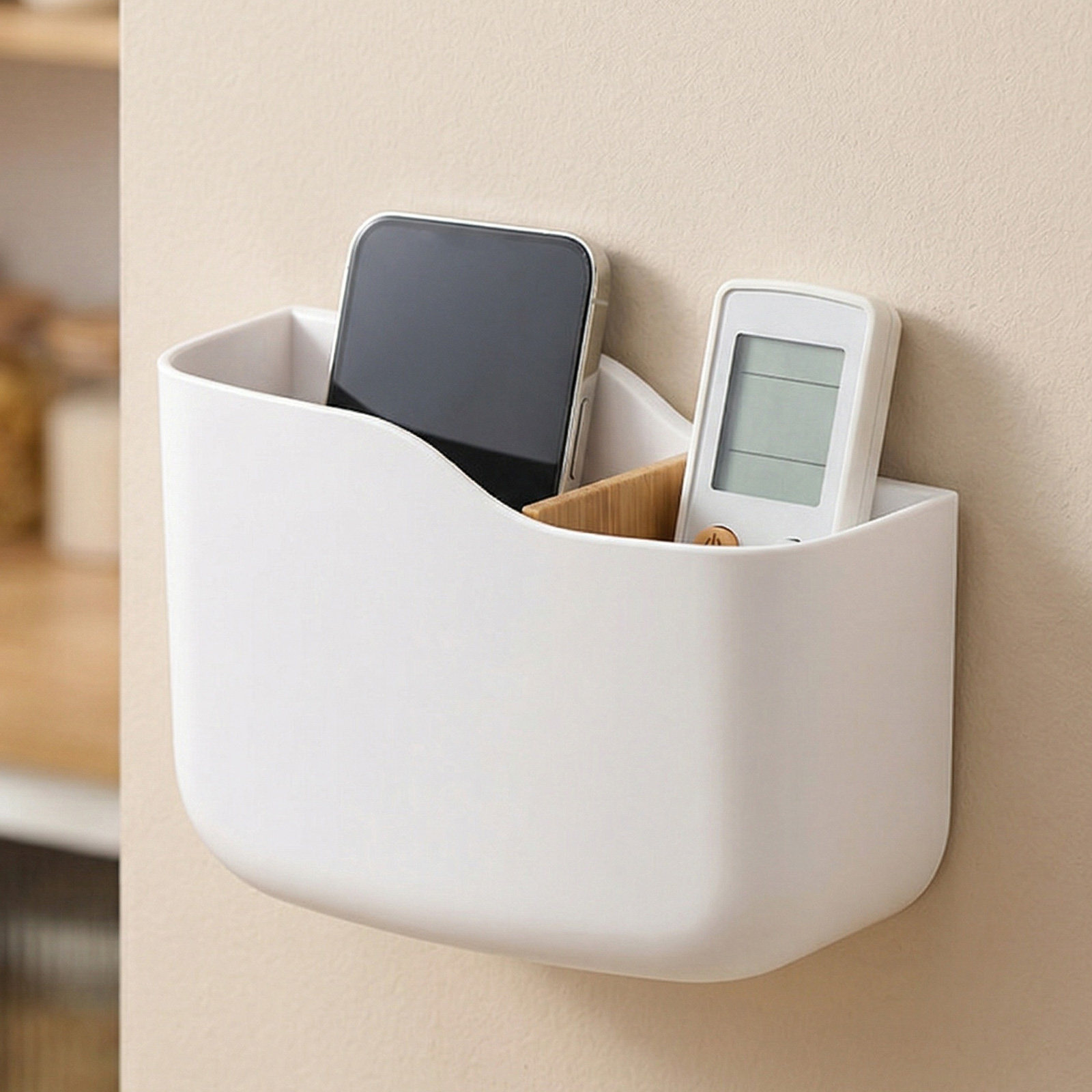 3개입 리모컨 홀더 벽걸이 정리함 대나무 디바이더 무타 - Food Storage Rack 리뷰 및 가격
