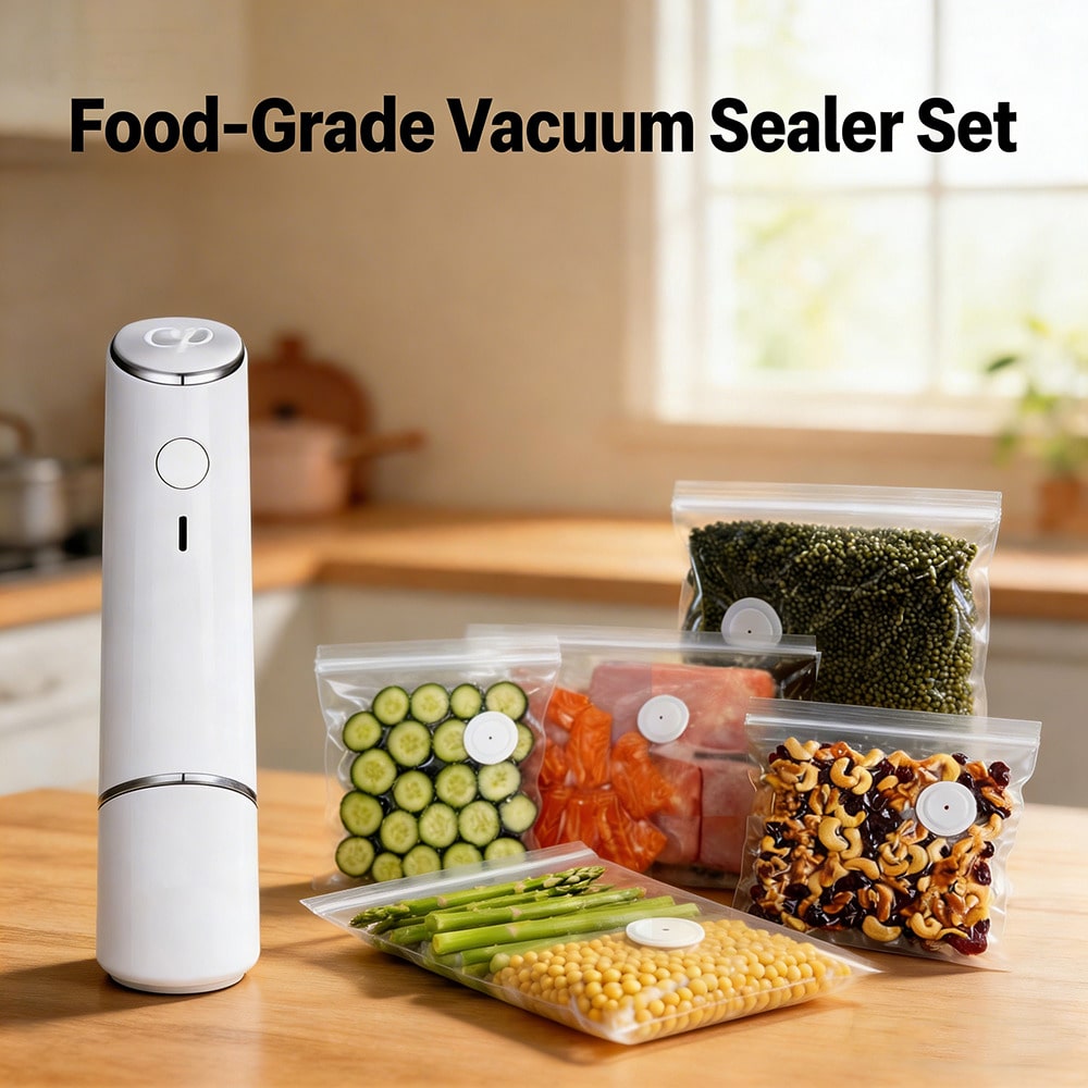 30개 재사용 가능한 진공 백+1개의 소형 진공 실러, - Food Storage Vacuum Bags 리뷰 및 가격