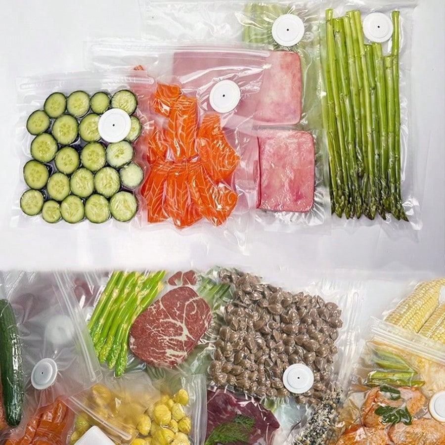 30개 재사용 가능한 진공 백+1개의 소형 진공 실러, - Food Storage Vacuum Bags 리뷰 및 가격