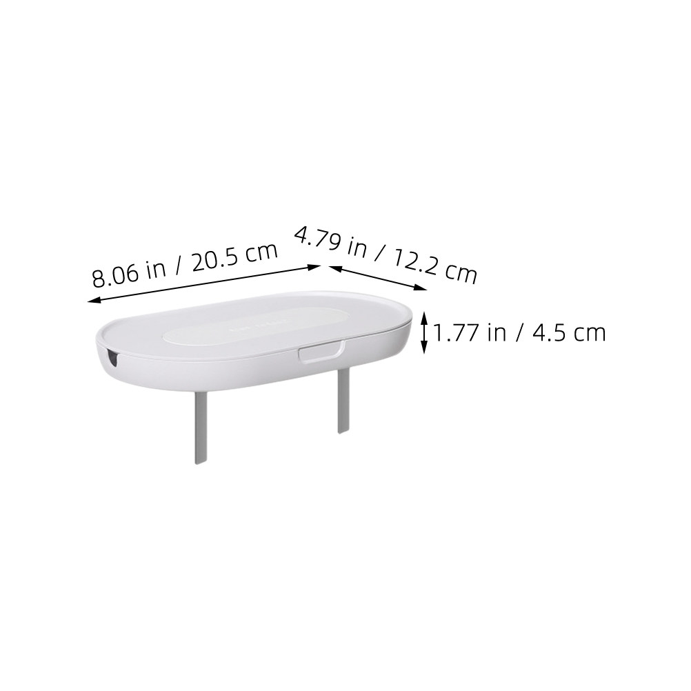 벽걸이 콘센트 랙 탈부착 가능 플라스틱 선반 수납 정리 - Food Storage Rack 리뷰 및 가격