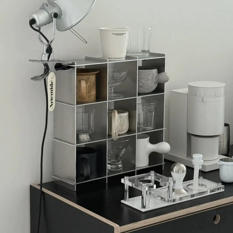 미니멀리스트 알루미늄 합금 조리대 머그컵 보관 선반 다 - Food Storage Shelving 리뷰 및 가격