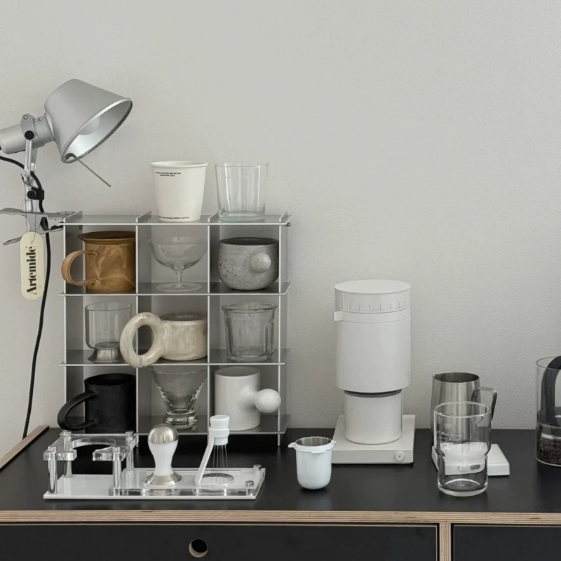 미니멀리스트 알루미늄 합금 조리대 머그컵 보관 선반 다 - Food Storage Shelving 리뷰 및 가격