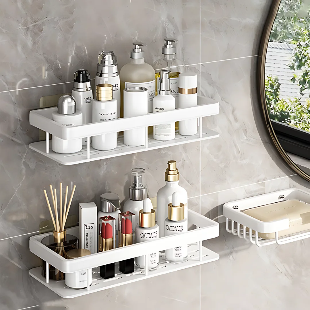 2PCS 욕실 선반 주방 스토리지 주최자 알루미늄 합금 - Food Storage Shelving 리뷰 및 가격