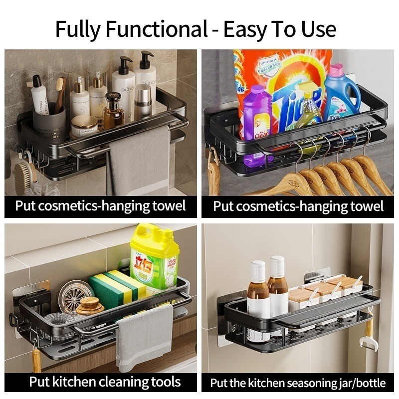다용도 주방 선반, 건조대, 걸레 보관함, 무타공 벽걸 - Food Storage Shelving 리뷰 및 가격
