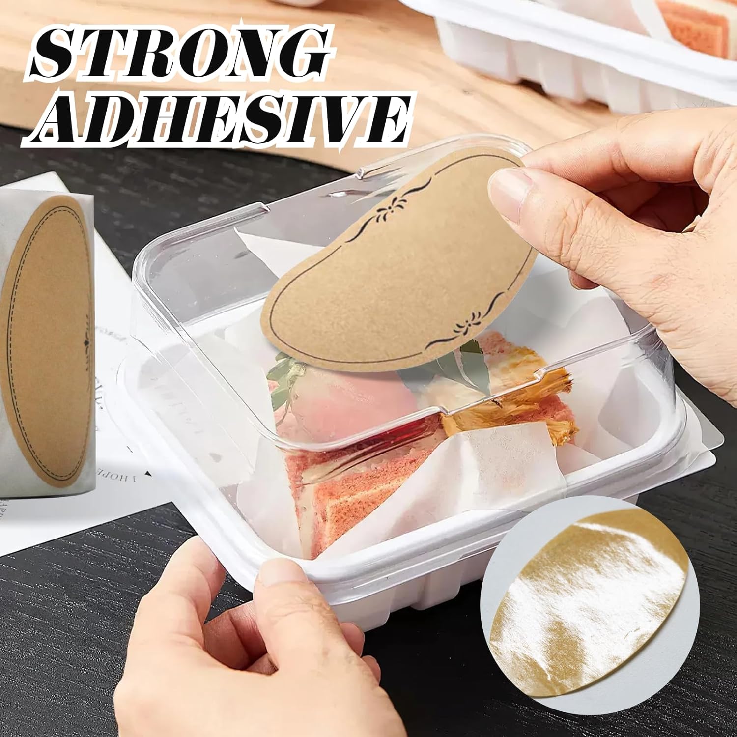 메이슨병 라벨 500개, 2.5인치 타원형 크라프트지  - Food Storage Jar Labels 리뷰 및 가격
