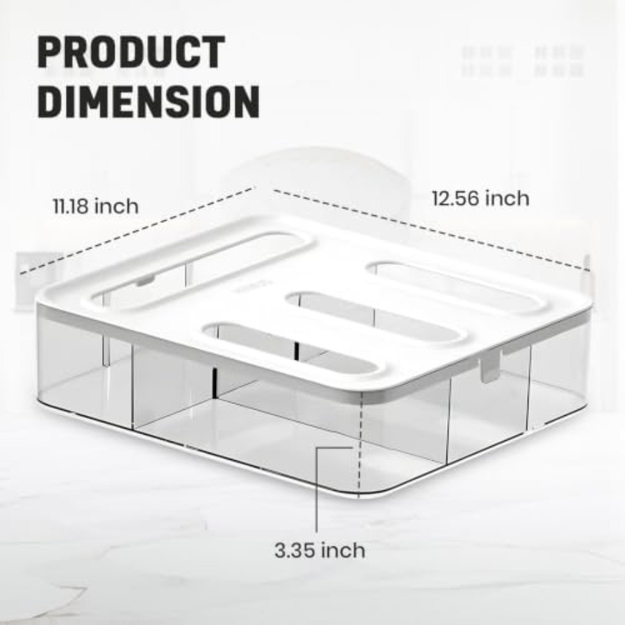 식품 보관 가방 정리함 - 서랍용 4 in 1 플라스틱 - Food Storage 4 Quart 리뷰 및 가격