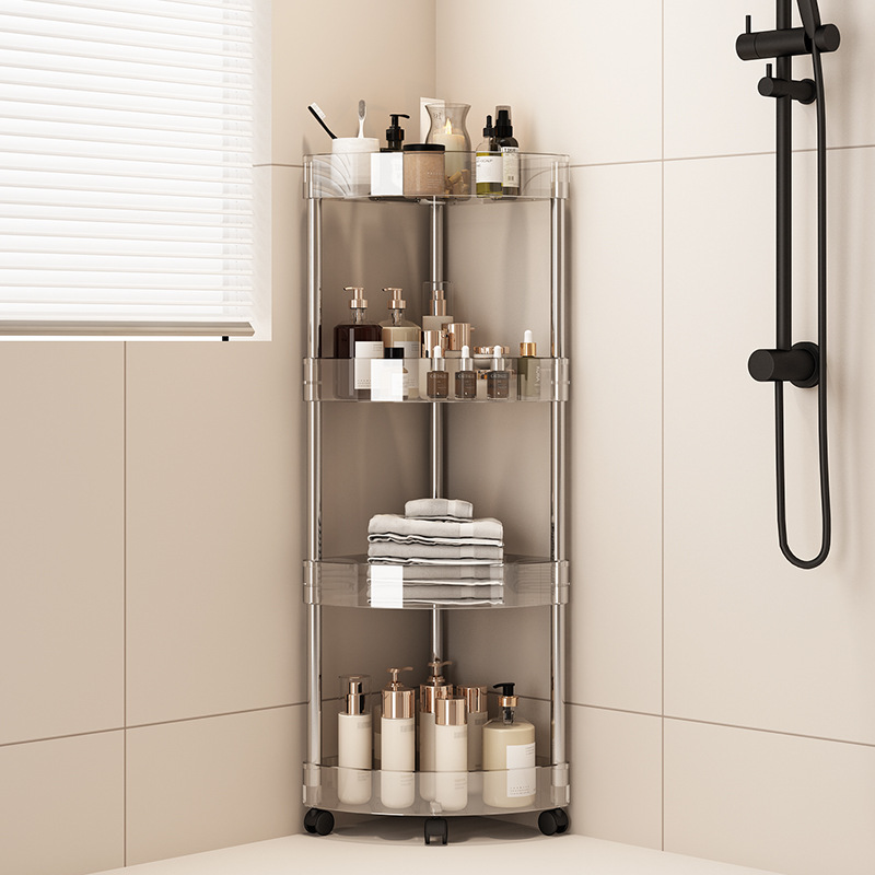 투명 선반 수납 랙 욕실 주방 선반 수납 삼각형 벽걸이 - Food Storage Shelving 리뷰 및 가격