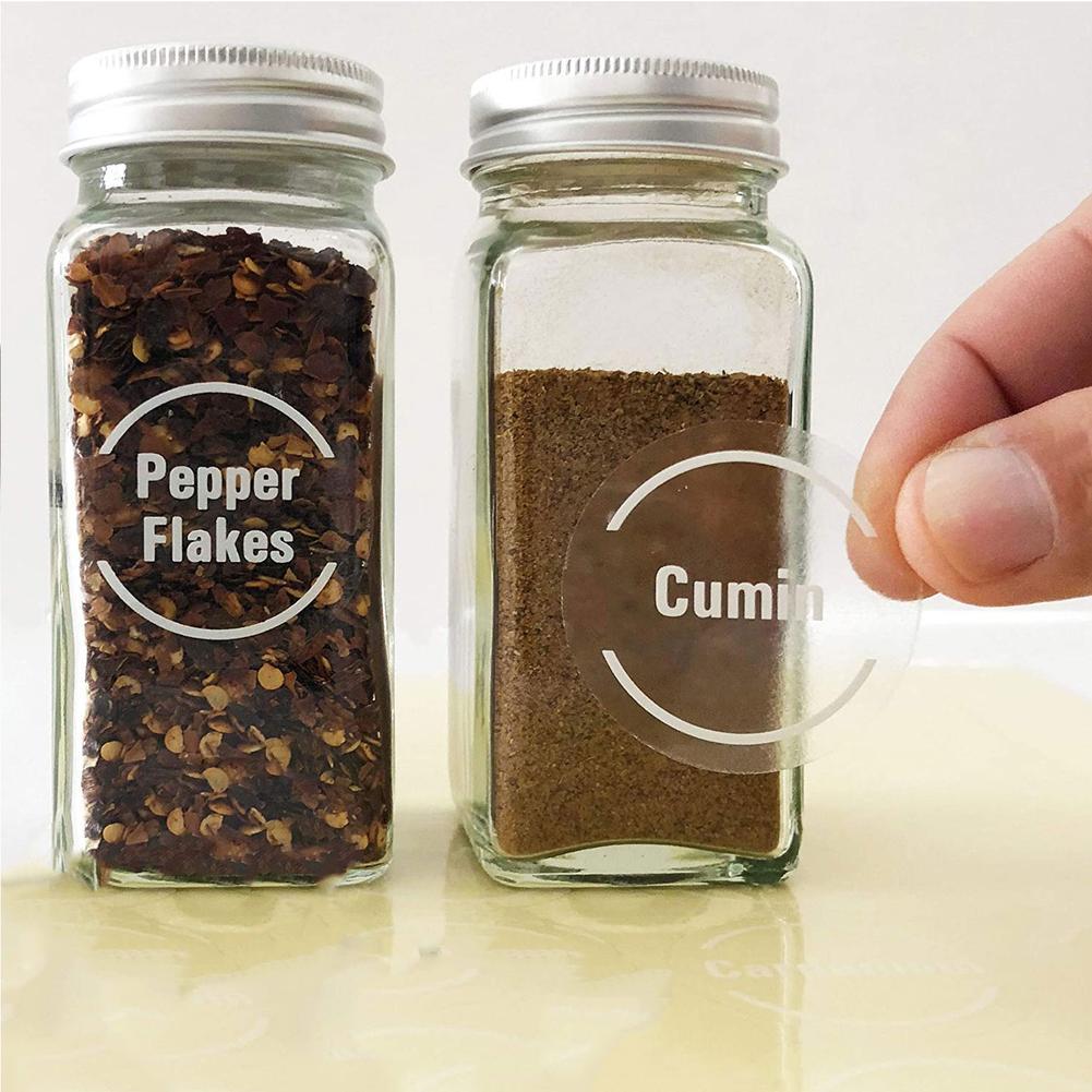 144개/세트 투명 양념통 보관 라벨 주방 용기 정리용 - Food Storage Jar Labels 리뷰 및 가격