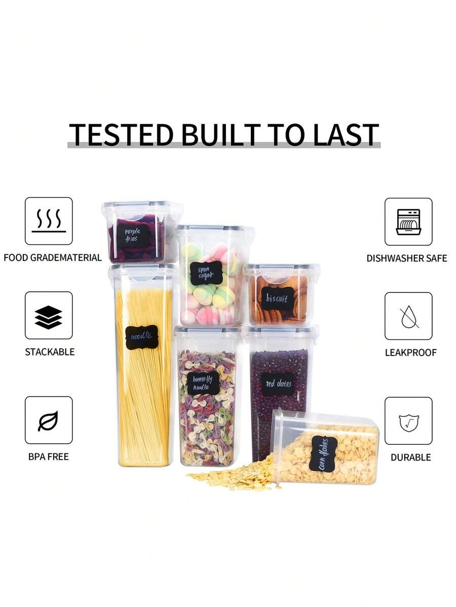 1/3/5/7pcs 식품 저장 용기 라벨 용지 마커가있 - Food Storage Jar Labels 리뷰 및 가격