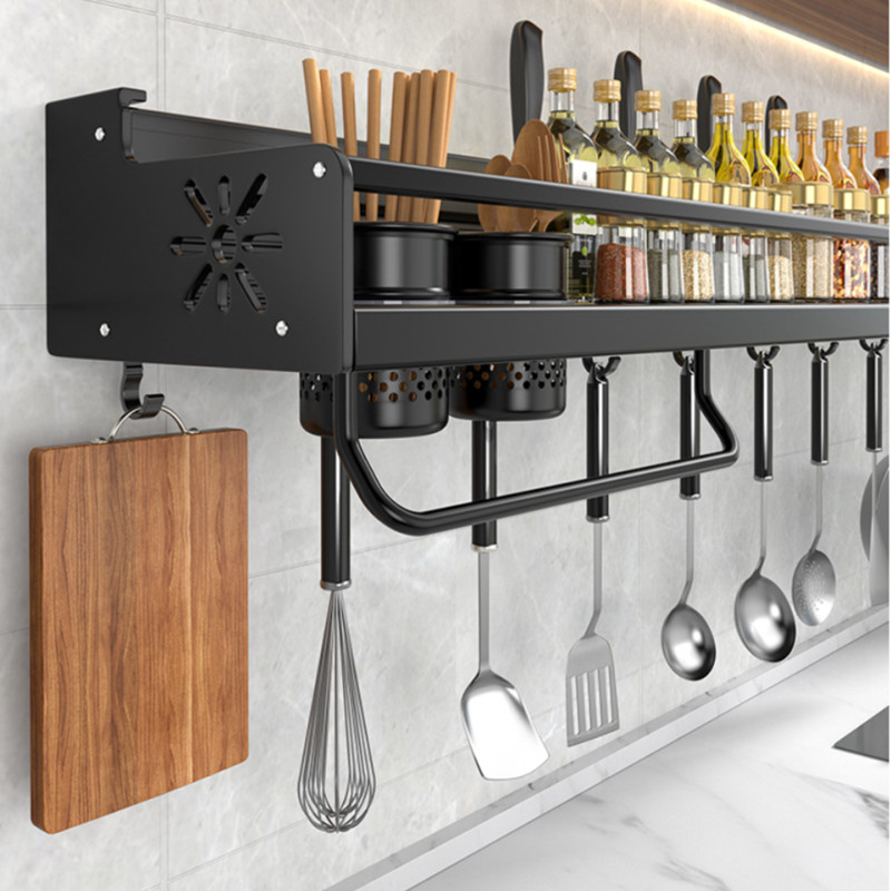 주방 주최자 선반 벽걸이 형 향신료 보관함 주방 칼 홀 - Food Storage Shelving 리뷰 및 가격