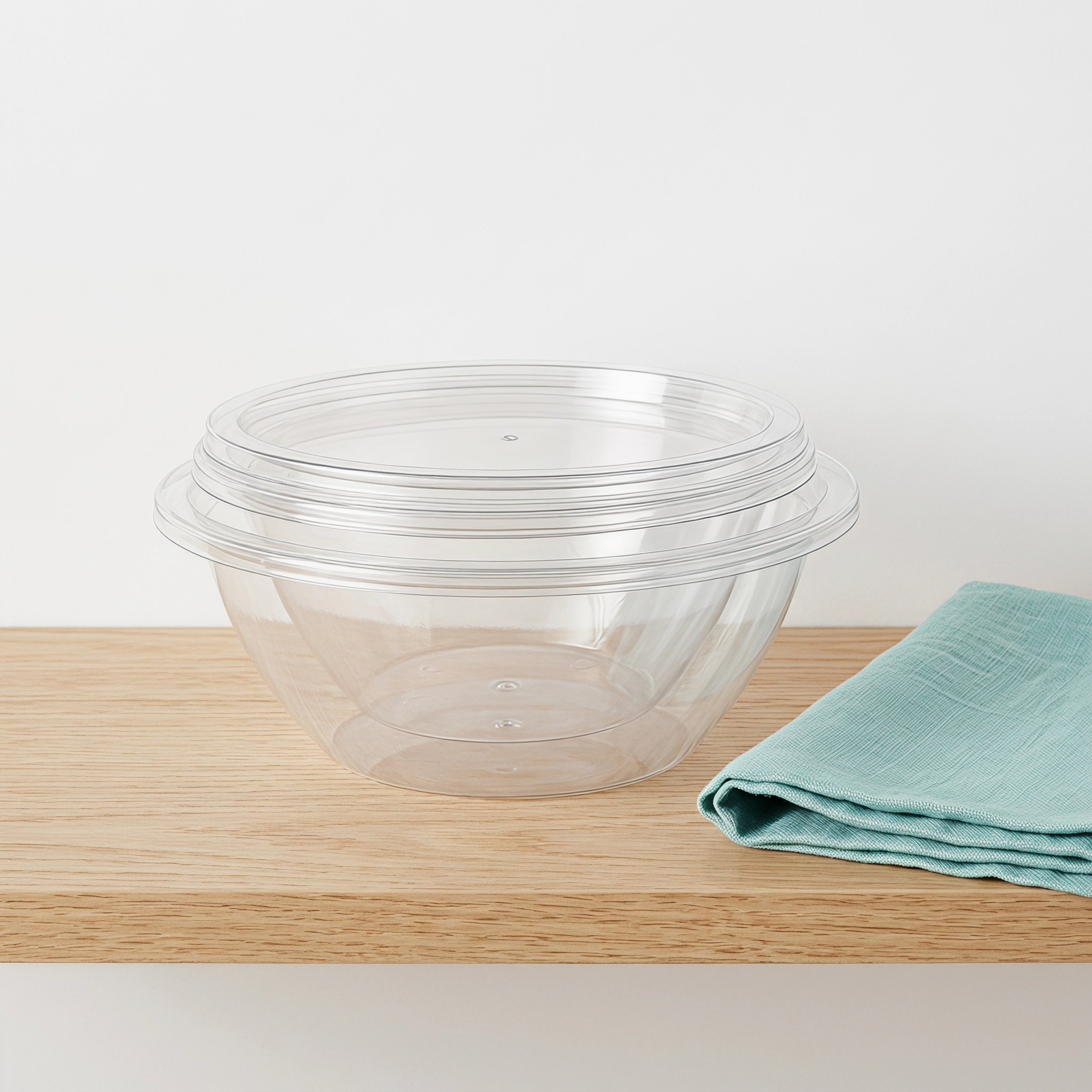 2세트 투명 플라스틱 베이킹 믹싱 볼(뚜껑 포함), 식 - Food Storage Meal Prep 리뷰 및 가격