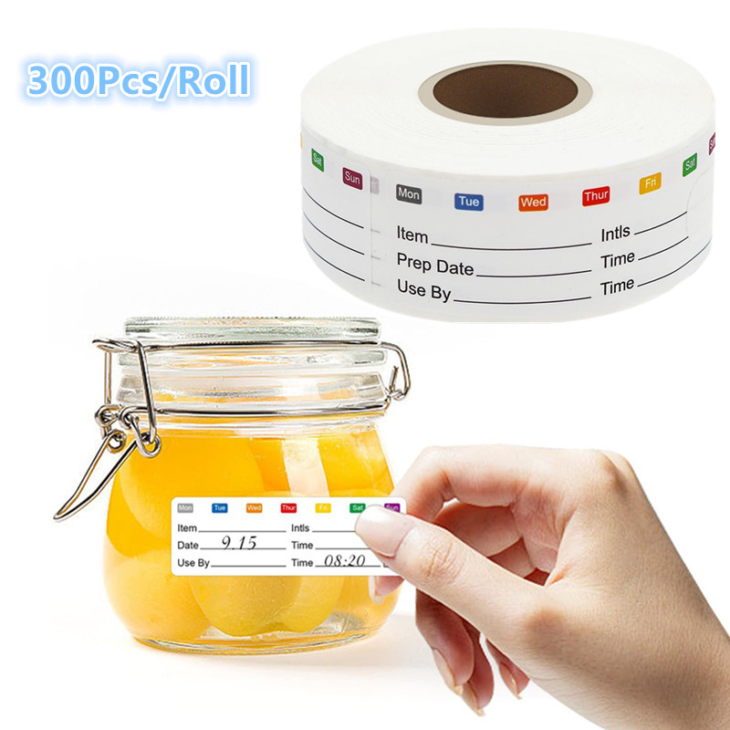 300Pcs/Roll 캔디 보관 유통기한 라벨 자체 접 - Food Storage Expiration Dates 리뷰 및 가격
