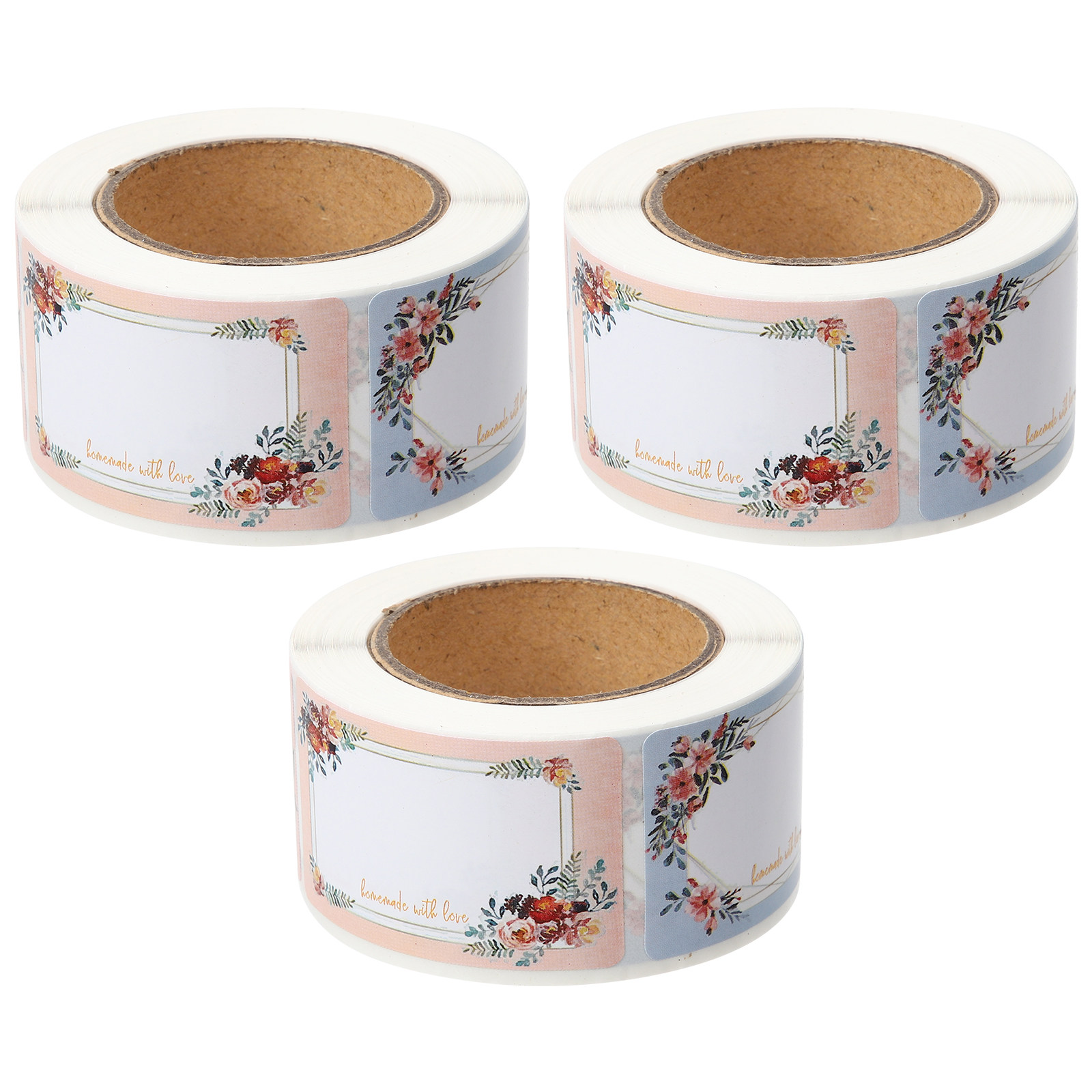 3롤 빈 이름 라벨 스티커, 꽃무늬 디자인, 병/항아리 - Food Storage Jar Labels 리뷰 및 가격