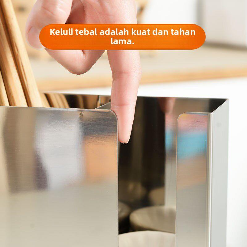 식품 등급 스테인리스 스틸 젓가락 스푼 보관함 상업용  - Food Storage Rack 리뷰 및 가격