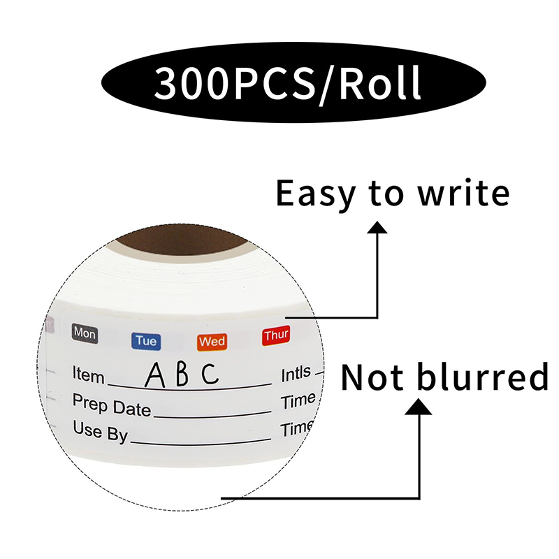 주방 날짜 식품 스티커 라벨 편지지 스티커 300Pcs - Food Storage Expiration Dates 리뷰 및 가격