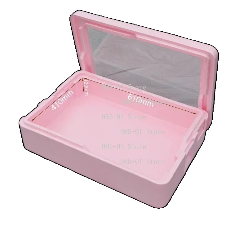 투명 커버가 있는 휴대용 단열 폼 쿨러 박스 - 티라미 - Food Storage In Cooler 리뷰 및 가격