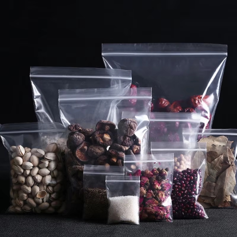 100pcs 투명 지퍼 가방 식품 보석 진공 보관 가방 - Food Storage Vacuum Bags 리뷰 및 가격