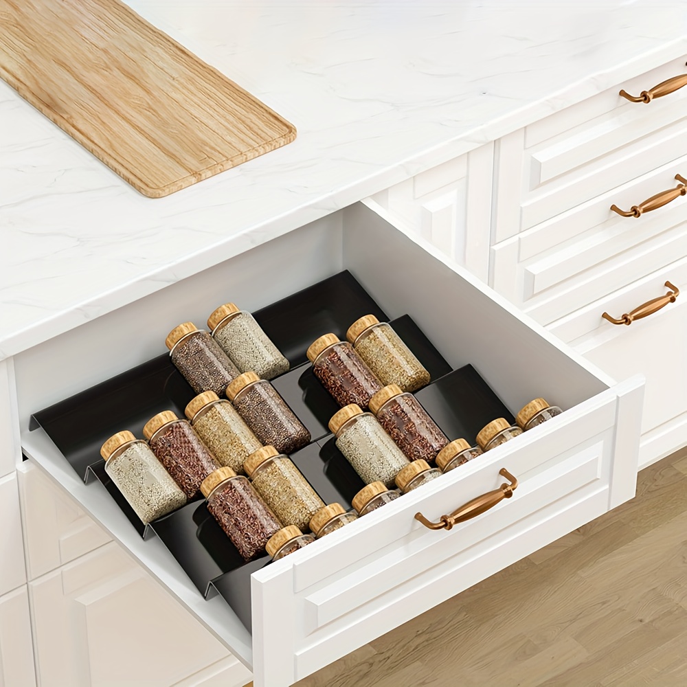 6개 확장형 향신료 서랍 정리함, 주방, 작업 공간,  - Food Storage Shelving 리뷰 및 가격