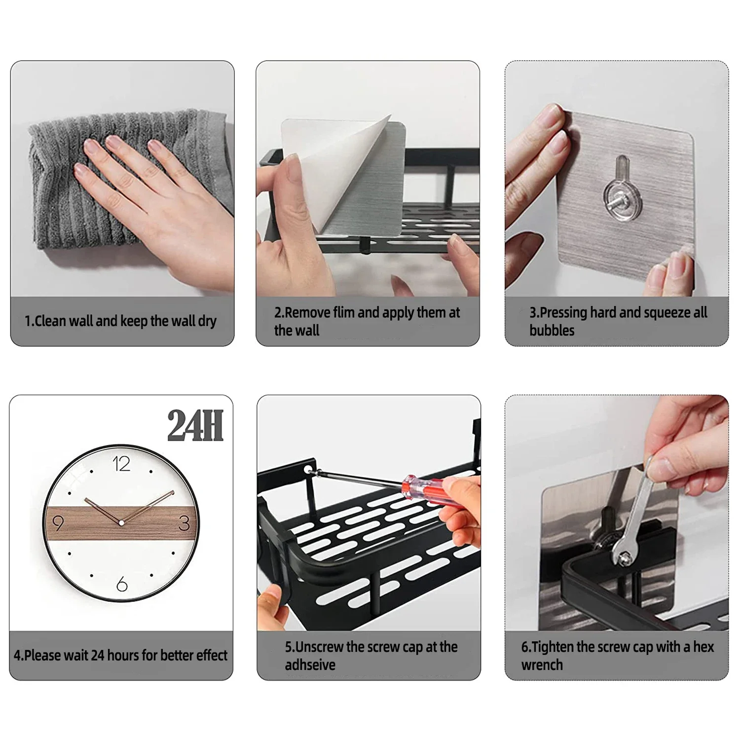 욕실 선반 주방 스토리지 주최자 알루미늄 합금 샴푸 랙 - Food Storage Shelving 리뷰 및 가격