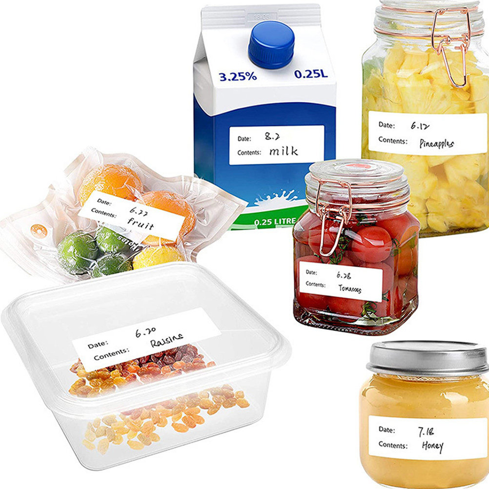 1롤 전문 식품 라벨 스티커 - 병, 용기, 냉동고,  - Food Storage Jar Labels 리뷰 및 가격