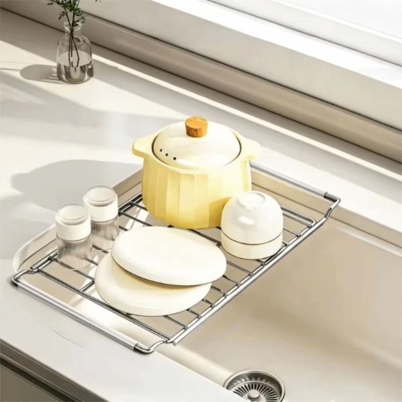 확장형 스테인리스 식기 건조대 배수 바구니 주방 싱크대 - Food Storage Shelving 리뷰 및 가격